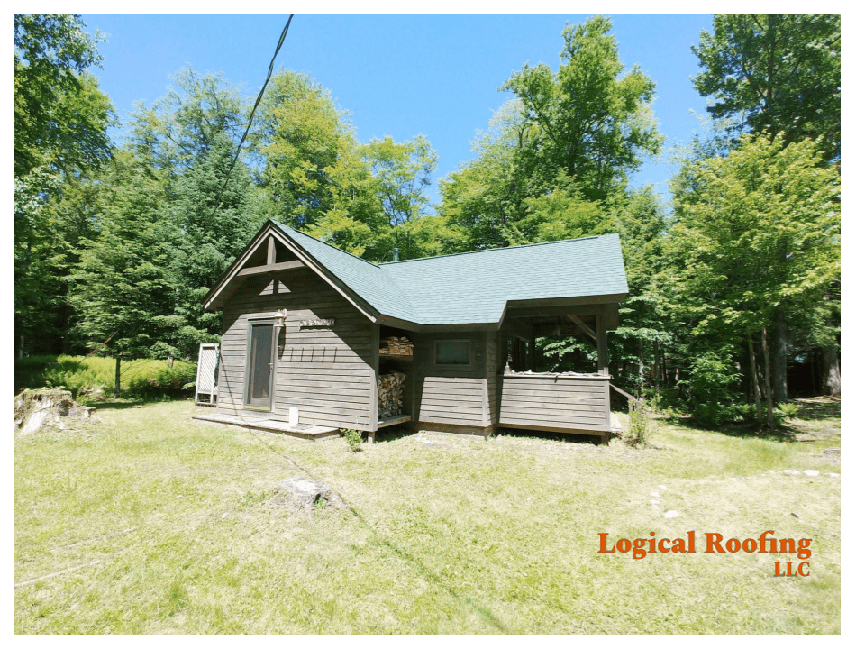 Asphalt shingle roof system installed in Lake Clear NY by Logical Roofing LLC