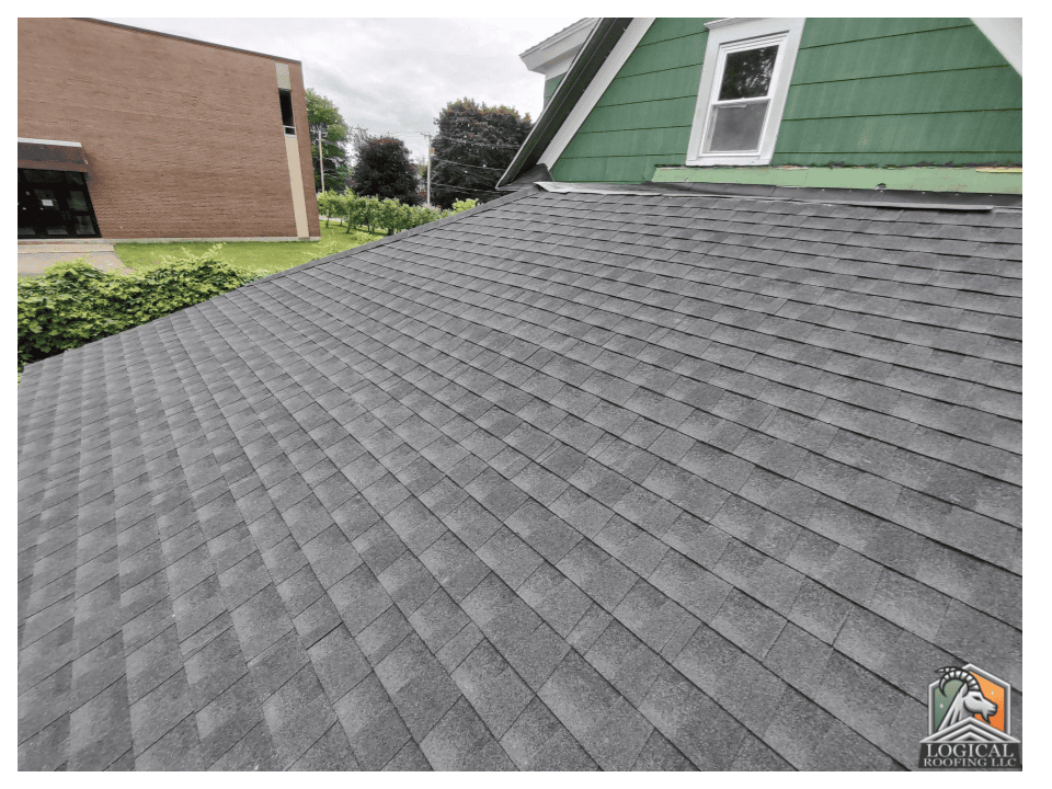 photo of replaced roof in Massena New York